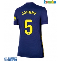 Atletico Madrid Johnny Cardoso #5 Gostujuci Dres za Ženska 2025-26 Kratak Rukav